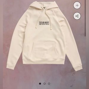 Beige Taylor Swift Eras Tour Hoodie